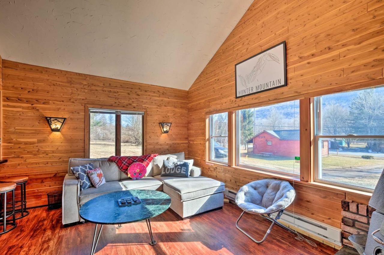 Modern Hunter Mountain Home 1 Mile From Resort! Exterior photo